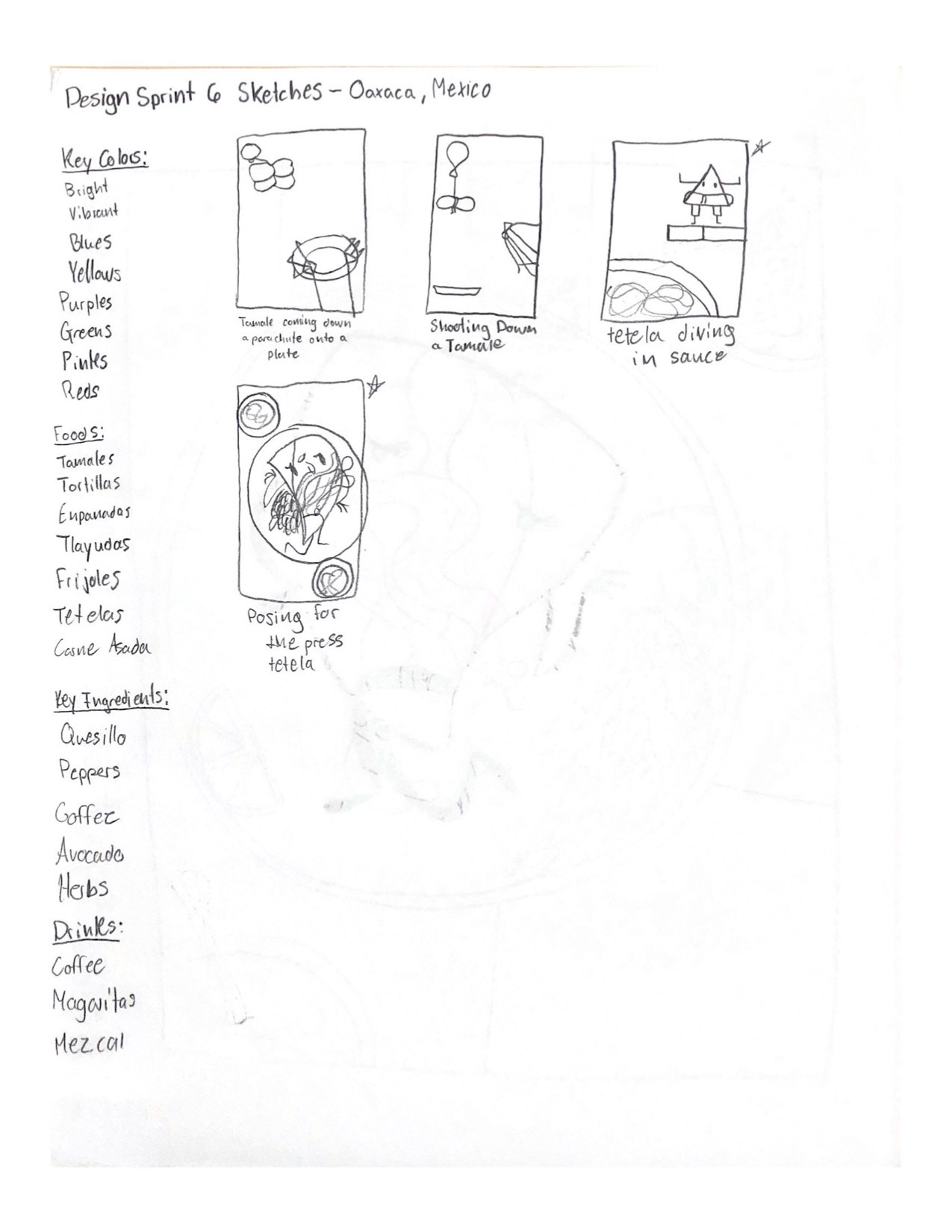 Oaxaca Idea Sketches