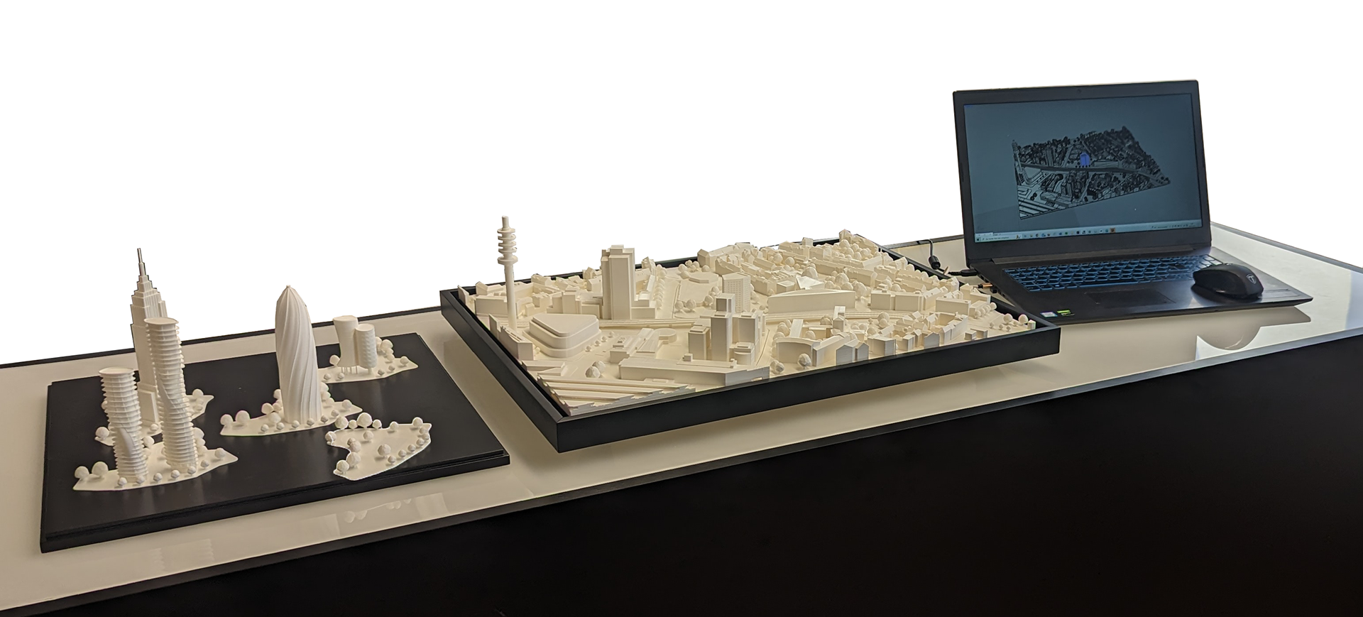 intelligentes Modell steuert digitales Modll