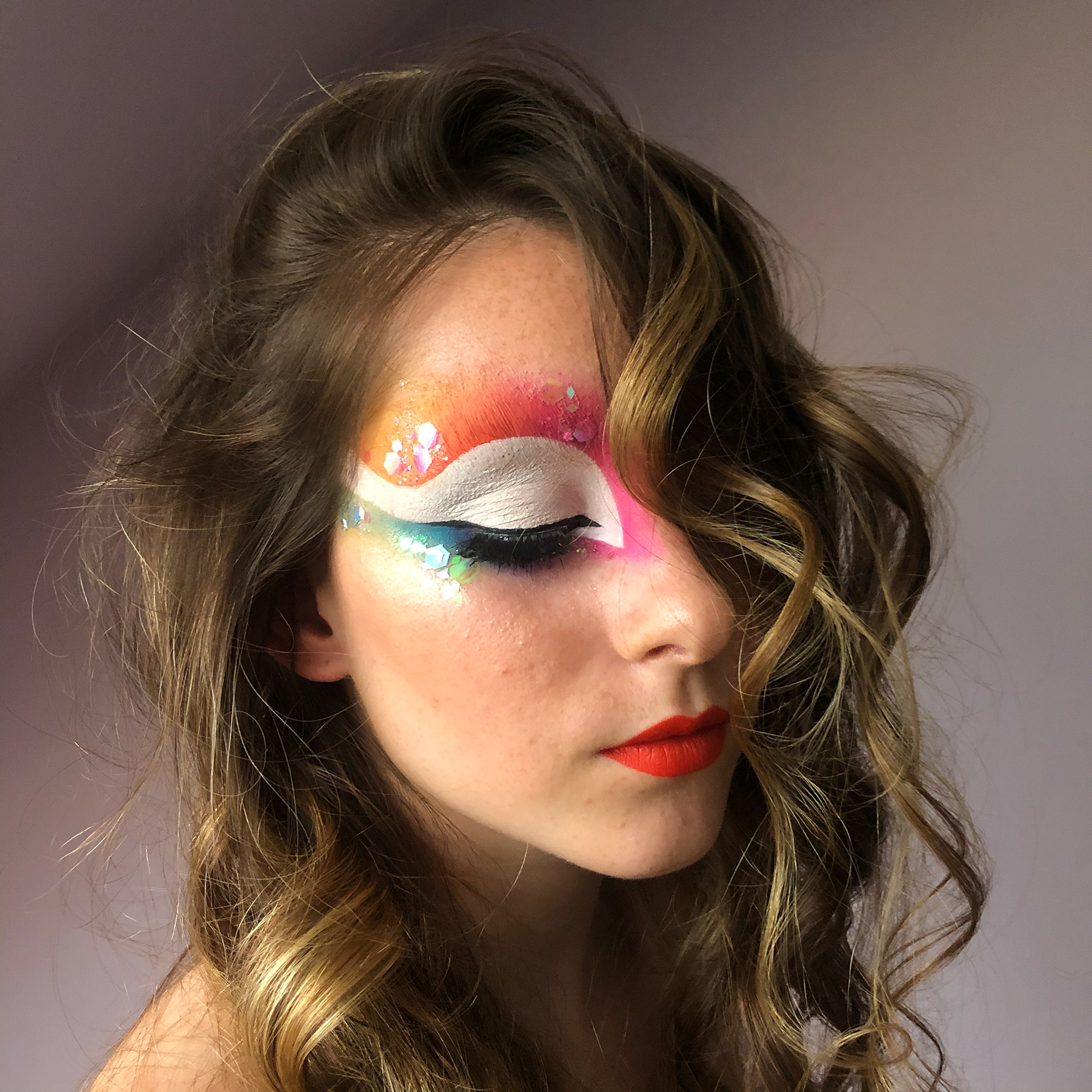 blocked out brows - look for London Pride event