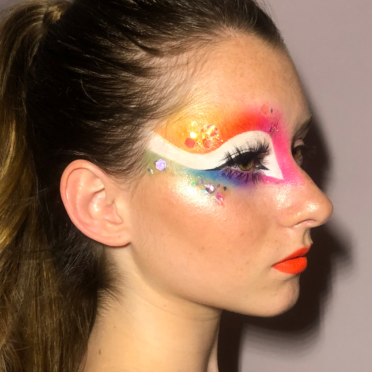blocked out brows - look for London Pride event