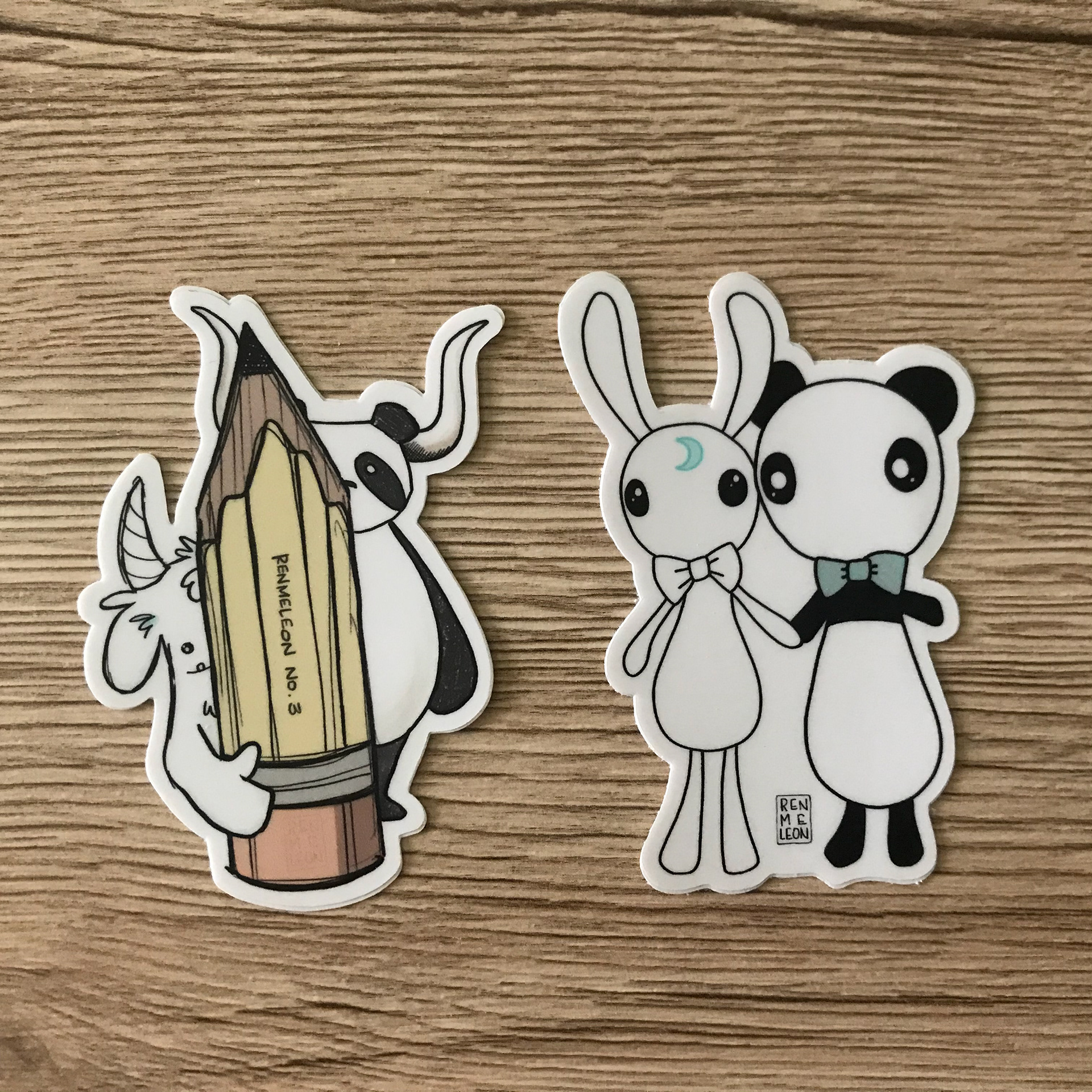Pandataur & Yeti Pencil | Luna & Percival