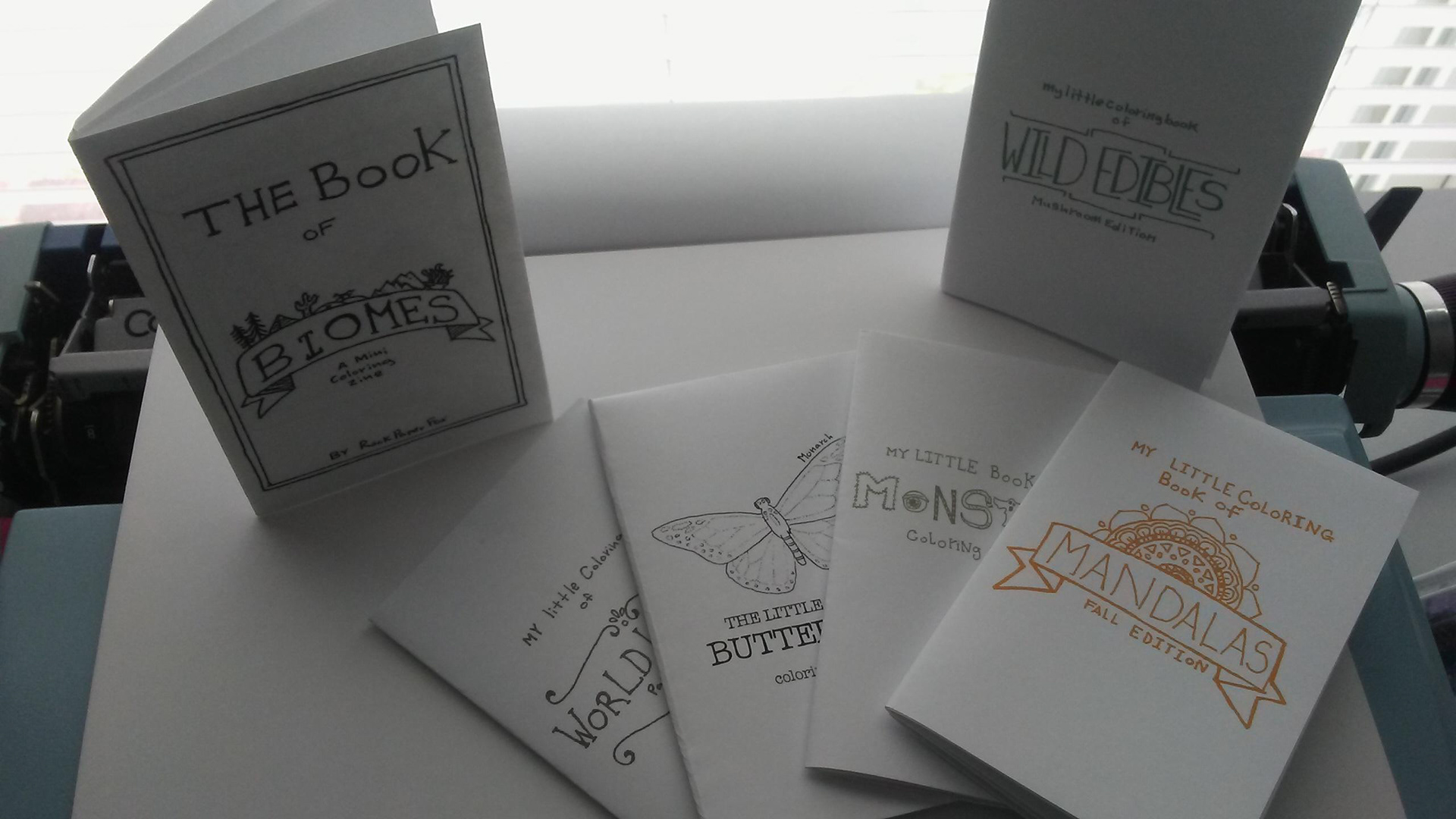 RockPaperFox, one-page zines