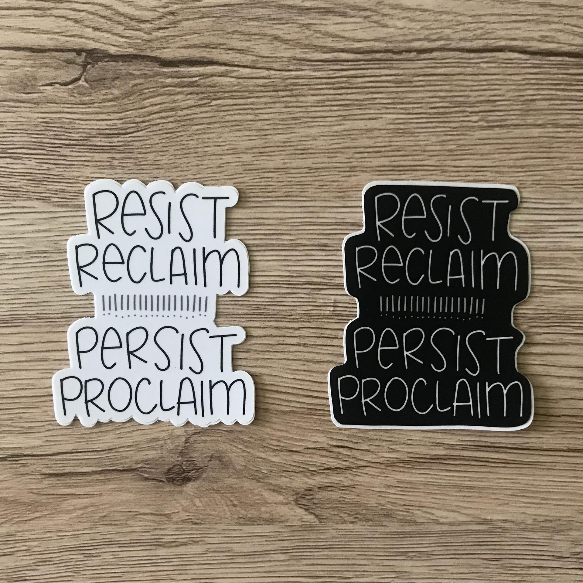 Resist Reclaim Persist Proclaim