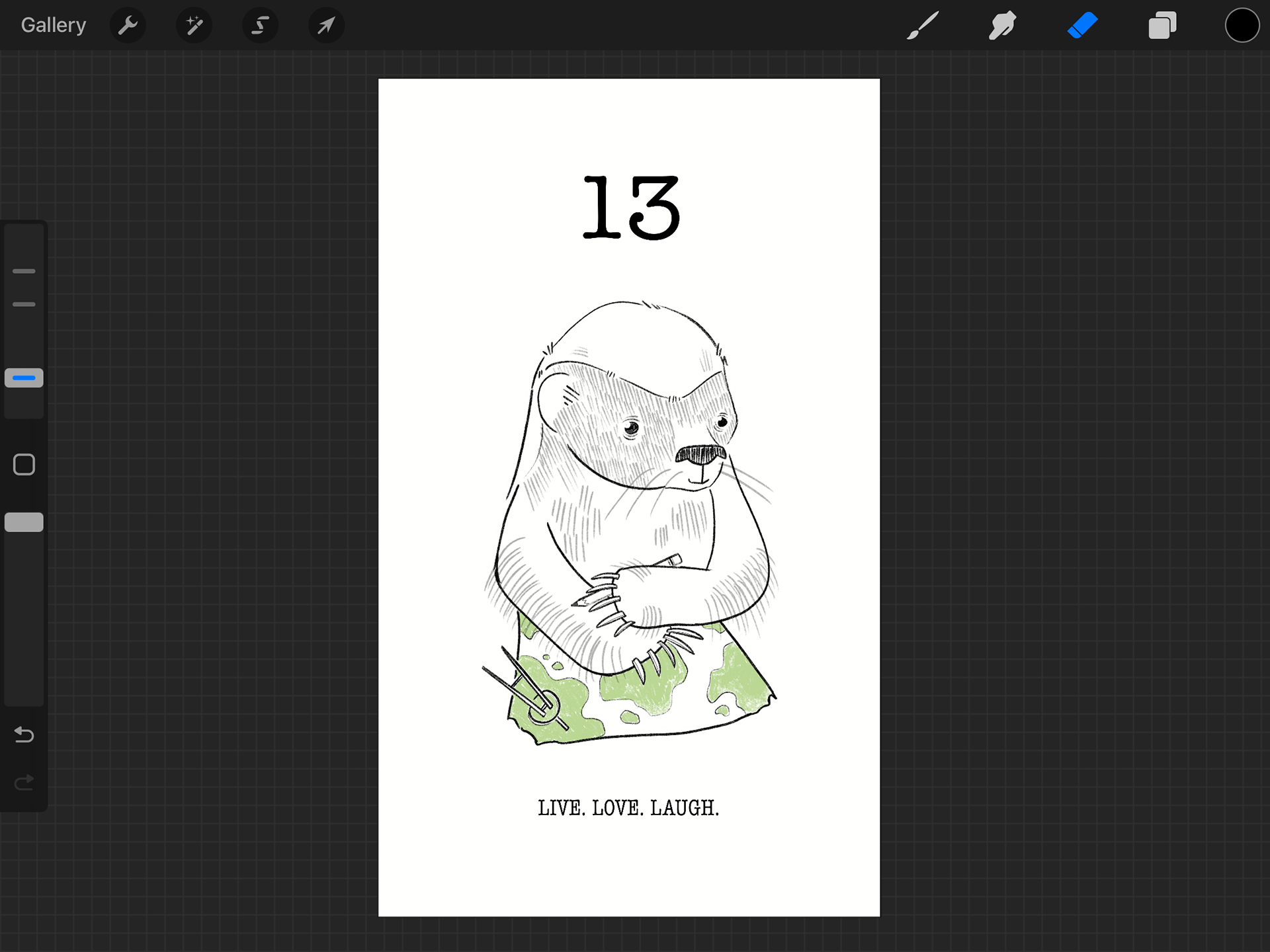 Honey Badger, corrected.