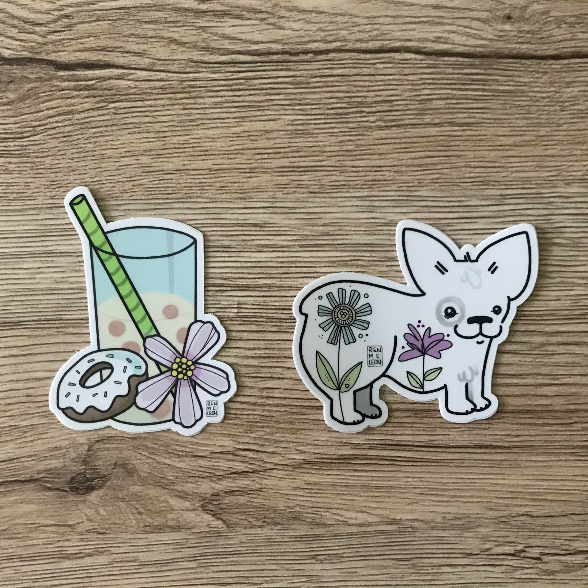 Boba Tea | Floral Frorgi