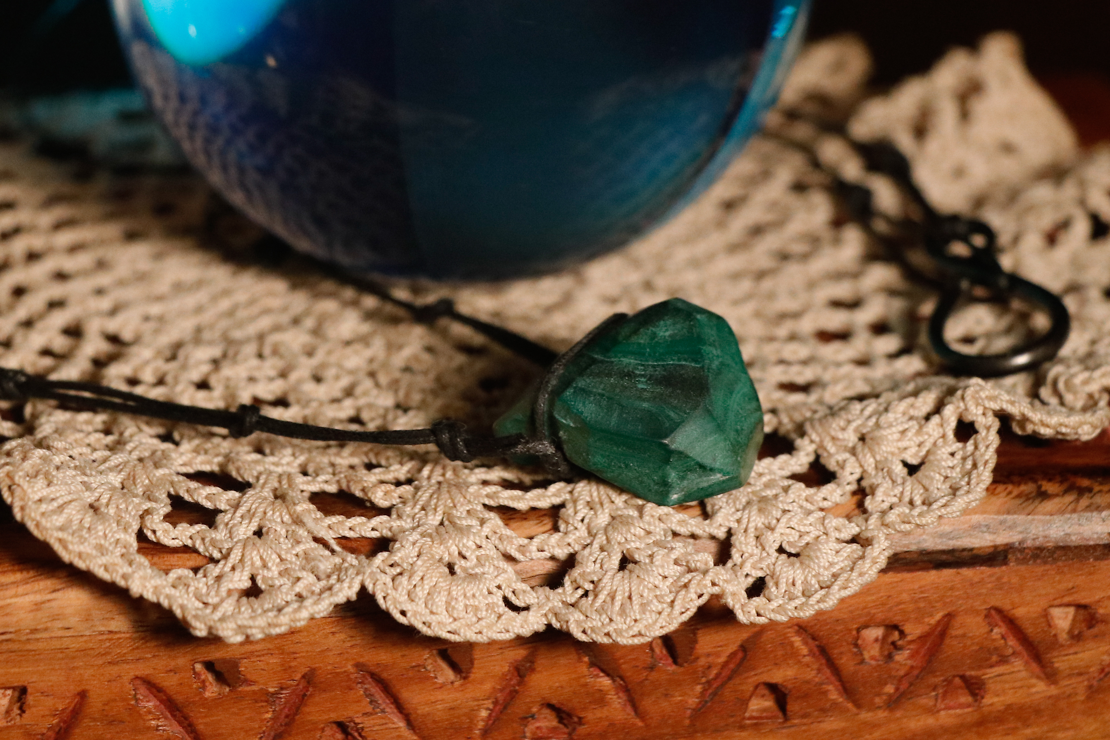 Malachite: Sharing its traits with Turquoise and Tourmaline, Malachite is believed to be associated with fertility, death, afterlife and resurrection. The ancient Egyptians called it a 'God Stone' as it was used as an amulet that can avoid the threat of death or protect the wearer from negative entities.