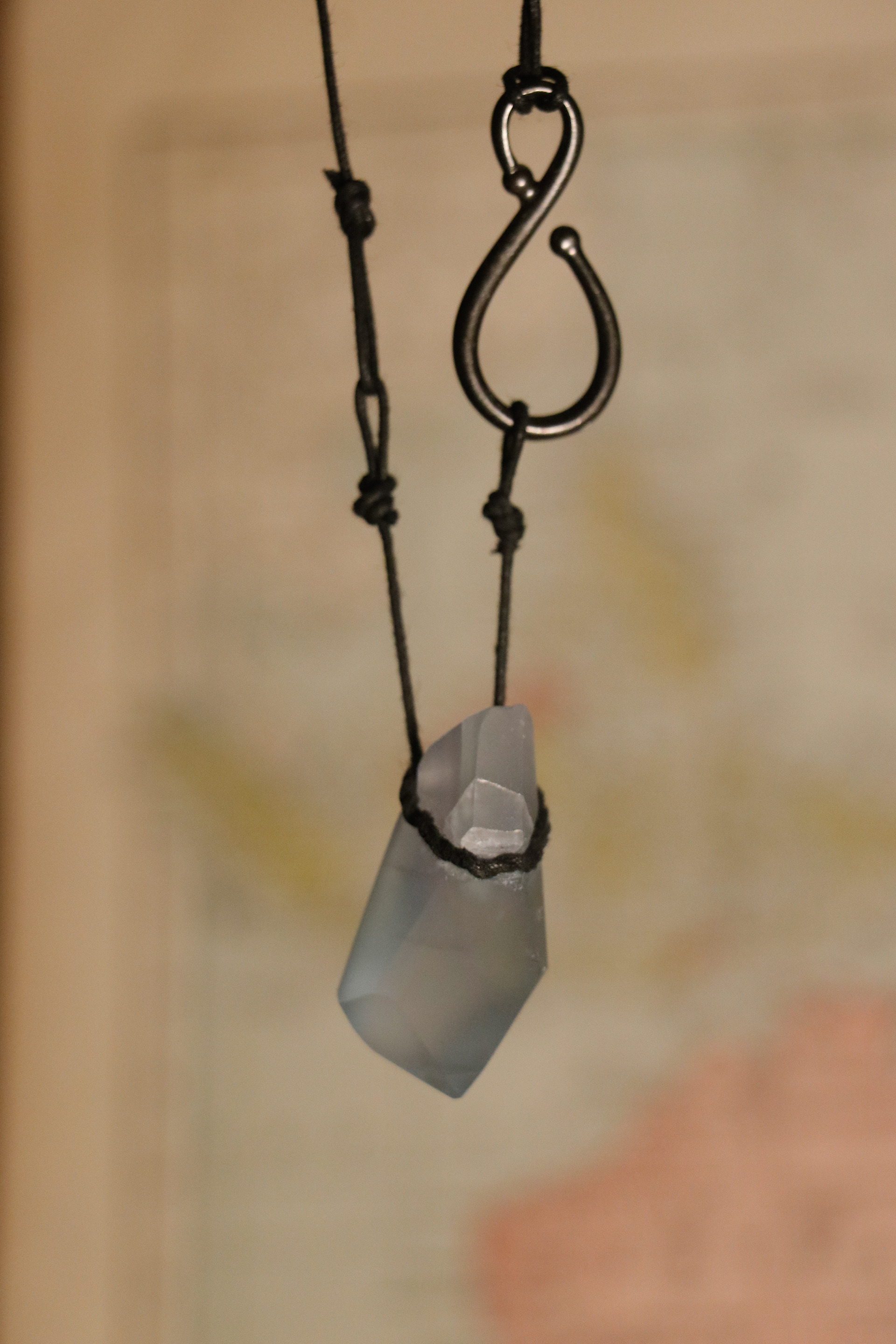 Matted Blue Fluorite - believed to cleanse and purify the body and stabilize energy, increasing the ability to concentrate and helping one to understand and maintain relationships.