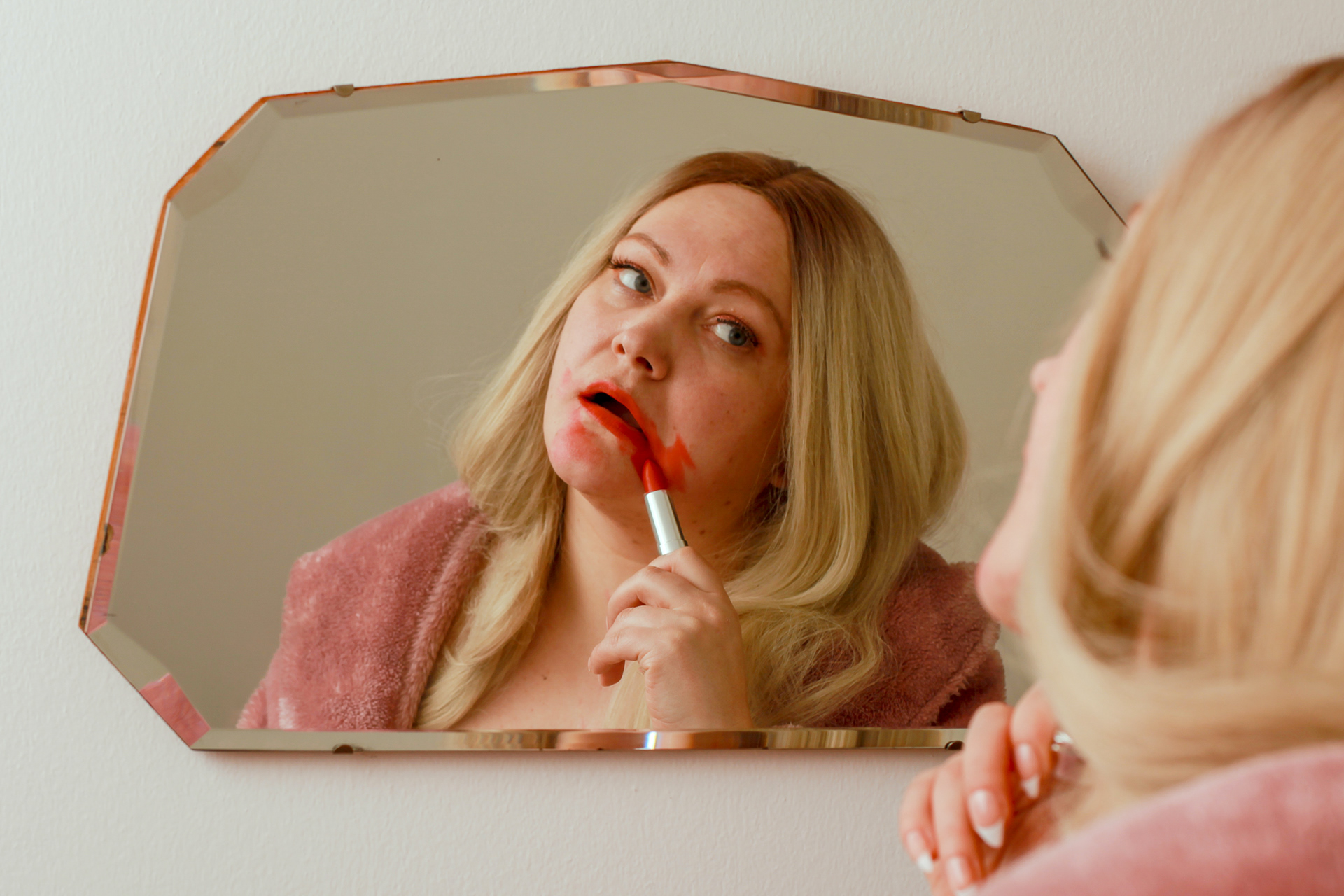 in the mirror