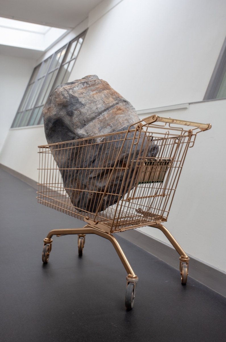 The Heavy Stuff, mod rock, filler, paint, shopping trolley, 2018