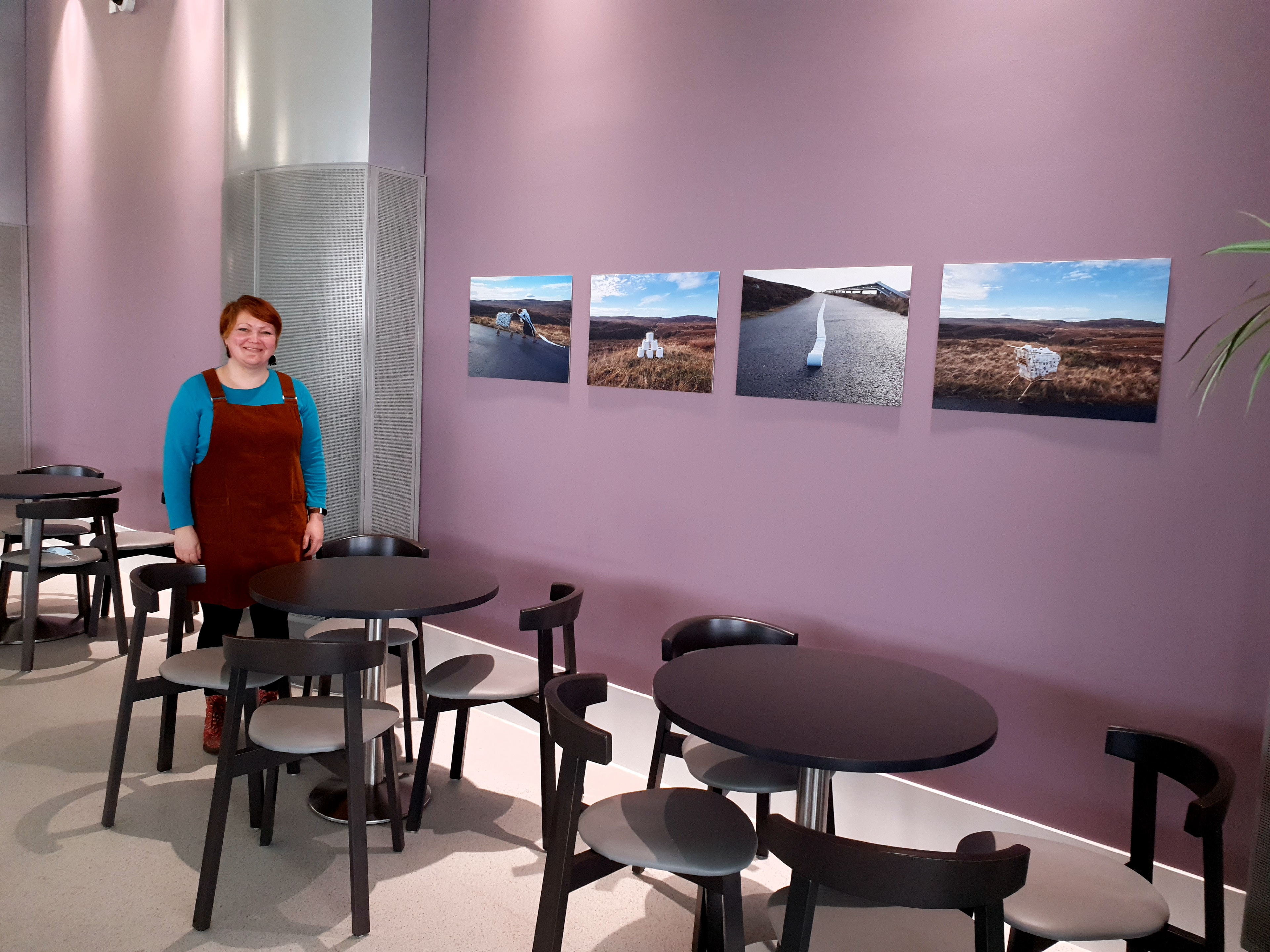 Exhibition at Inverness Airport 2021 May