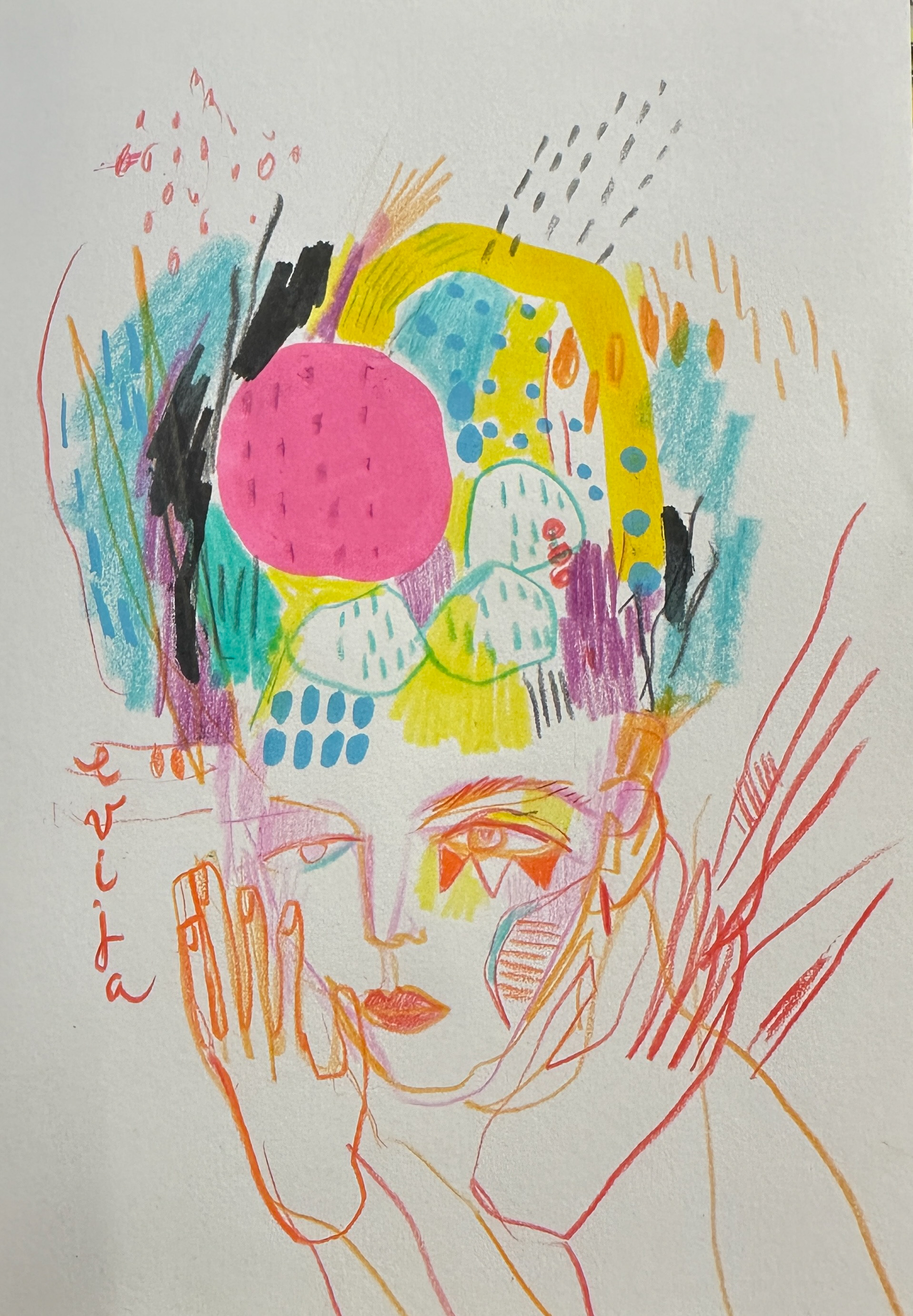 From my sketchbook. How do I see my name. 