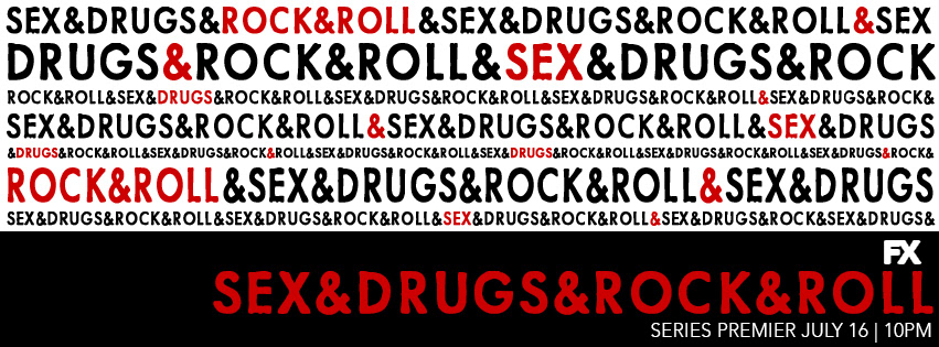 Click Creative - Facebook Covers: Sex & Drugs & Rock & Roll on FX