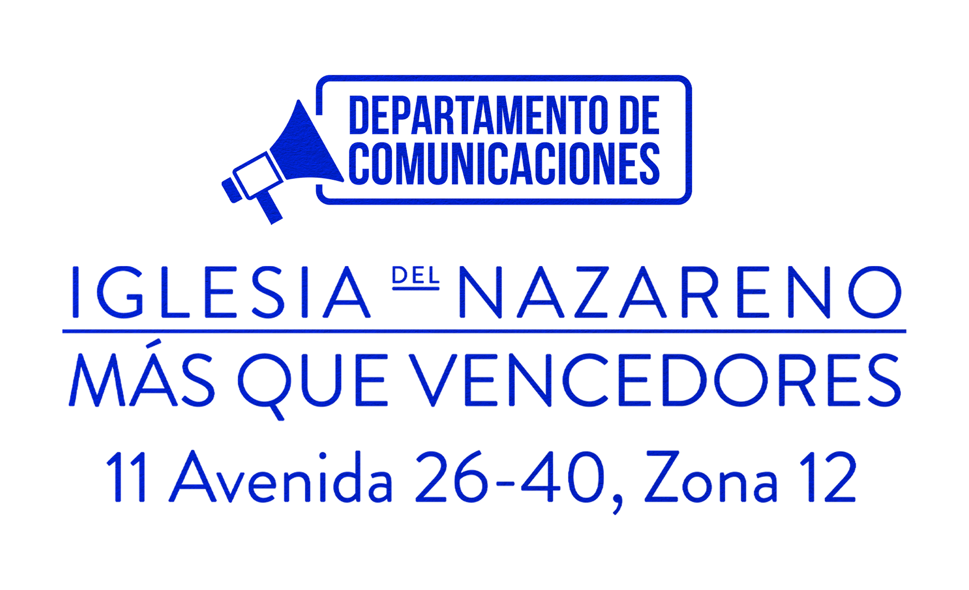 Sello oficial del departamento de comunicaciones