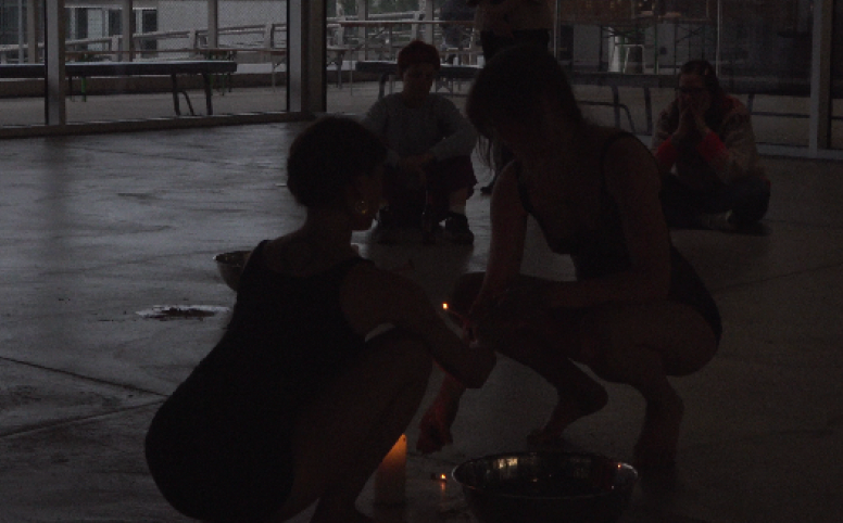 interactive performance (undefined duration), audio score, a collaboration with Madeleine Cremer