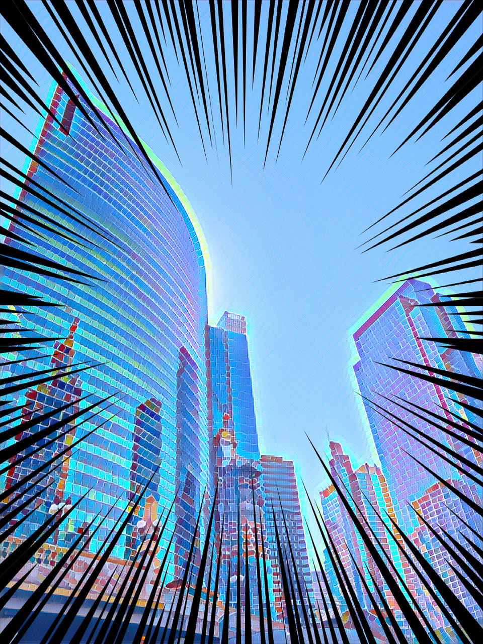 Downtown Chicago edited in Prism app