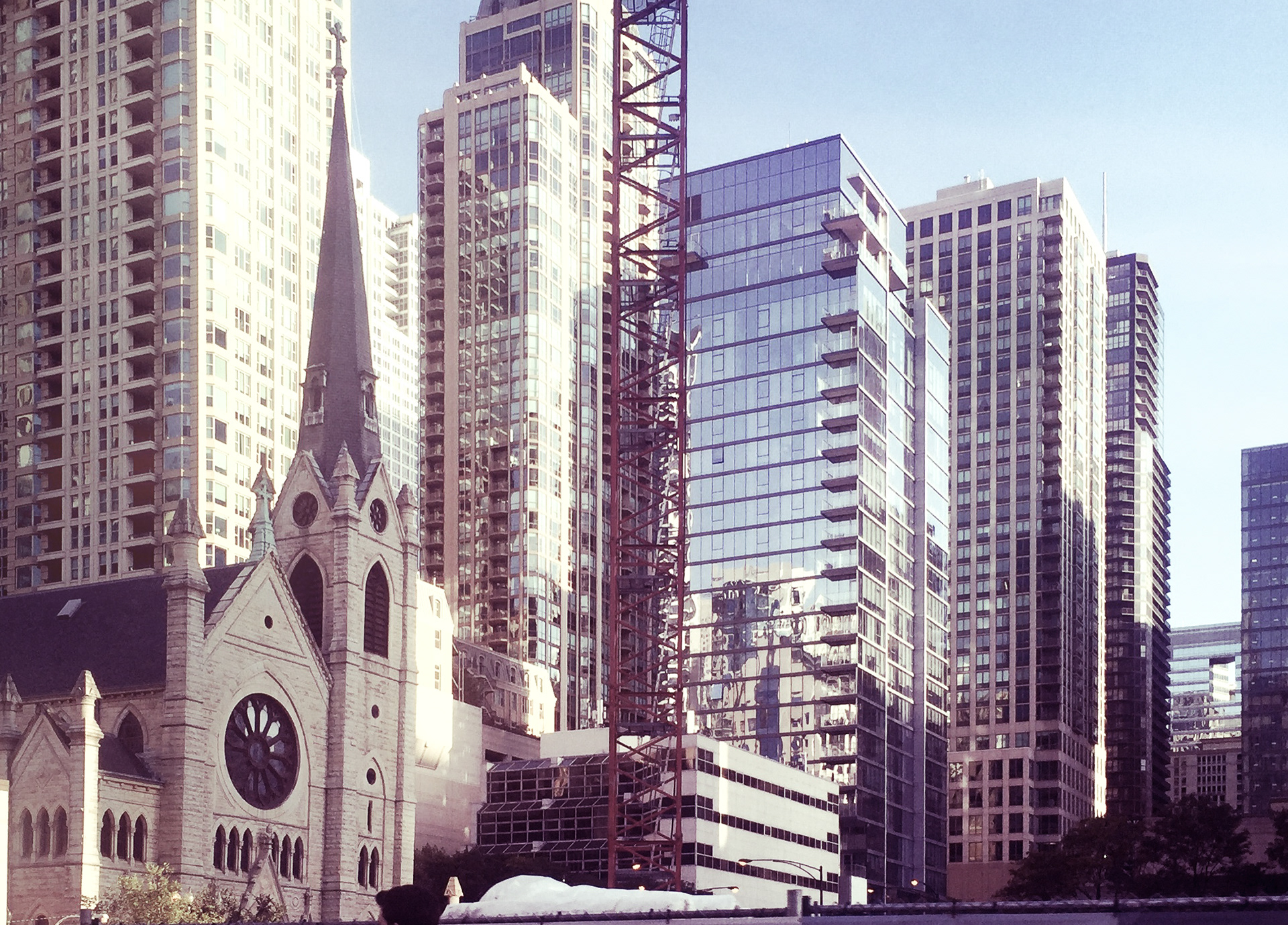 Downtown Chicago, Hipstamatic capture