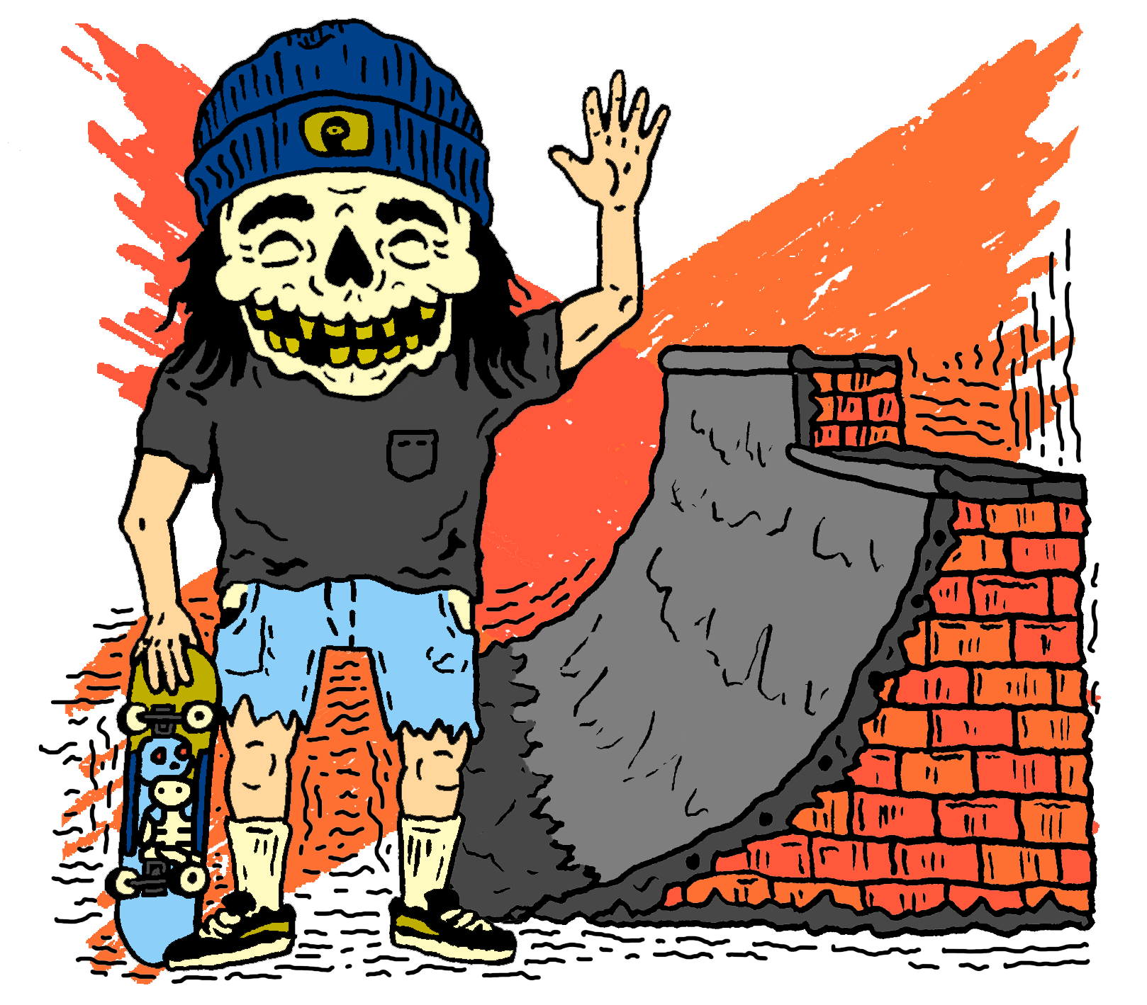 Graphic for Program Skateboards zine.