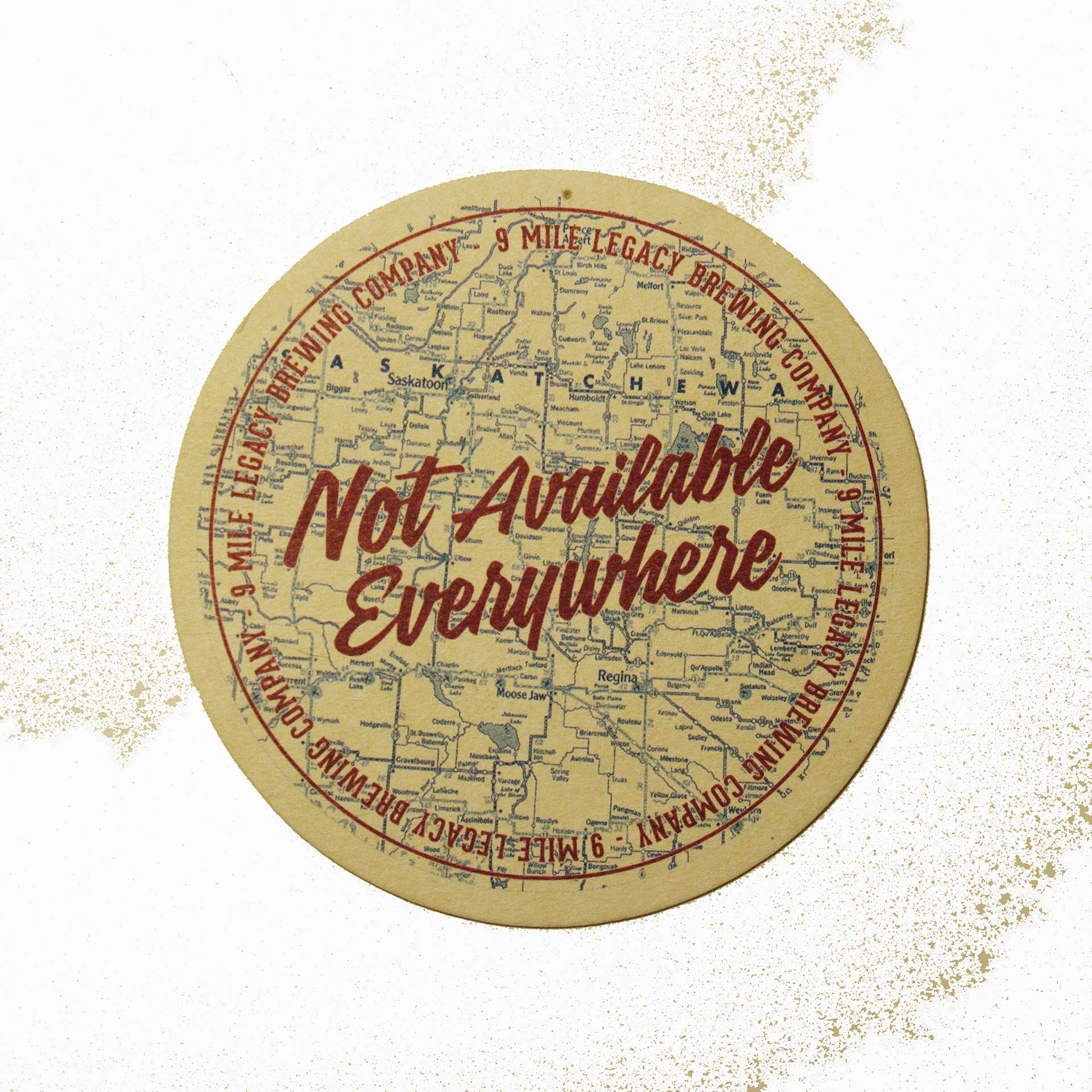 9 Mile Legacy Map Coaster