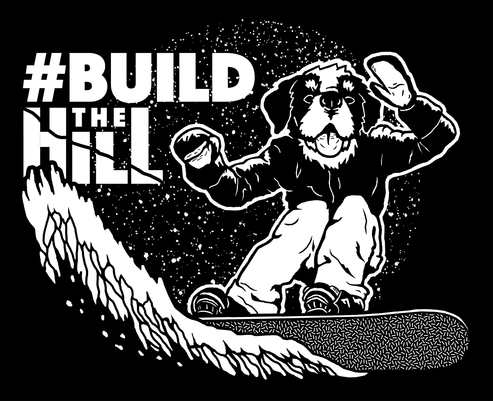 Fundraiser shirt for the #buildthehill campaign, in association with Howard and Lloyd.