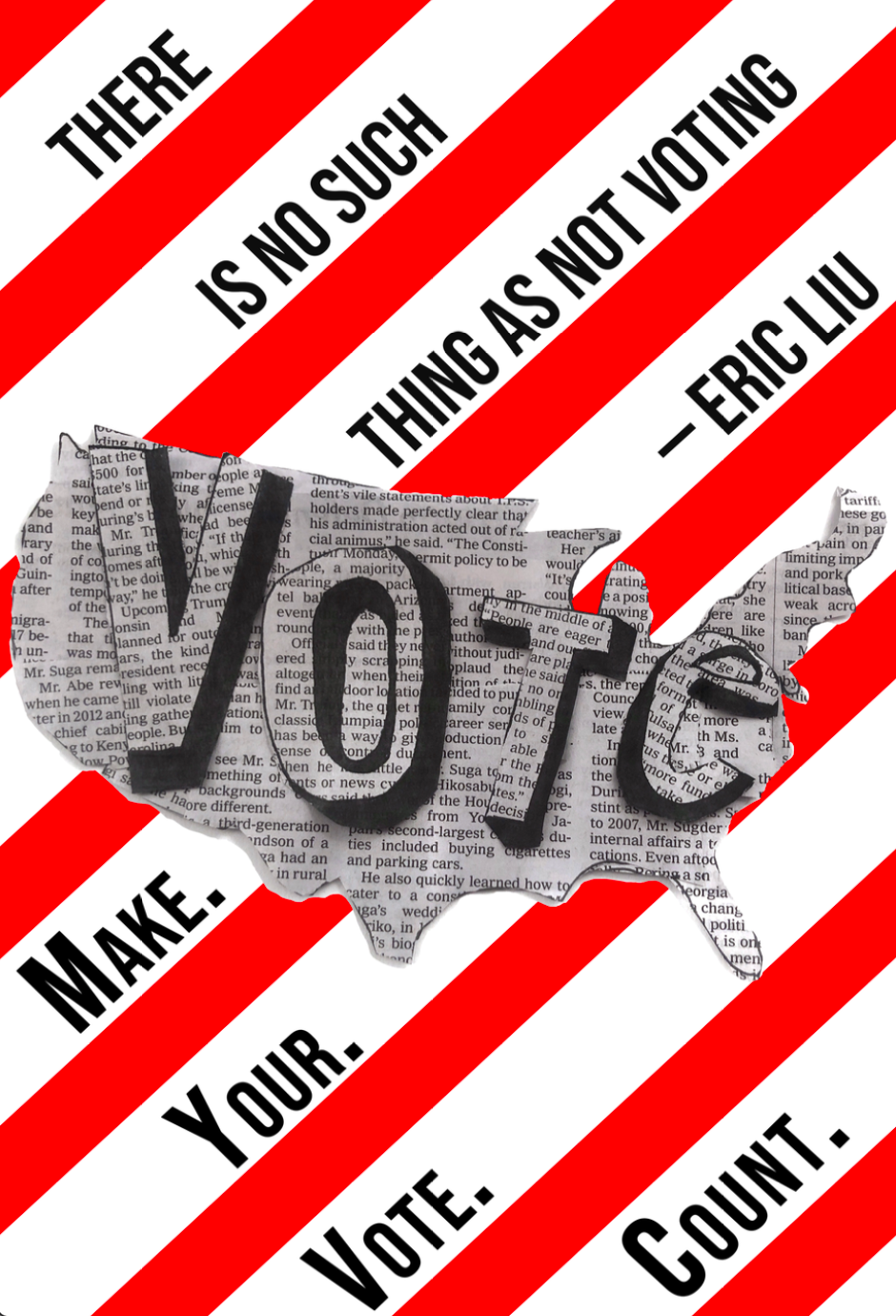Make Your Vote Count Campaign Poster