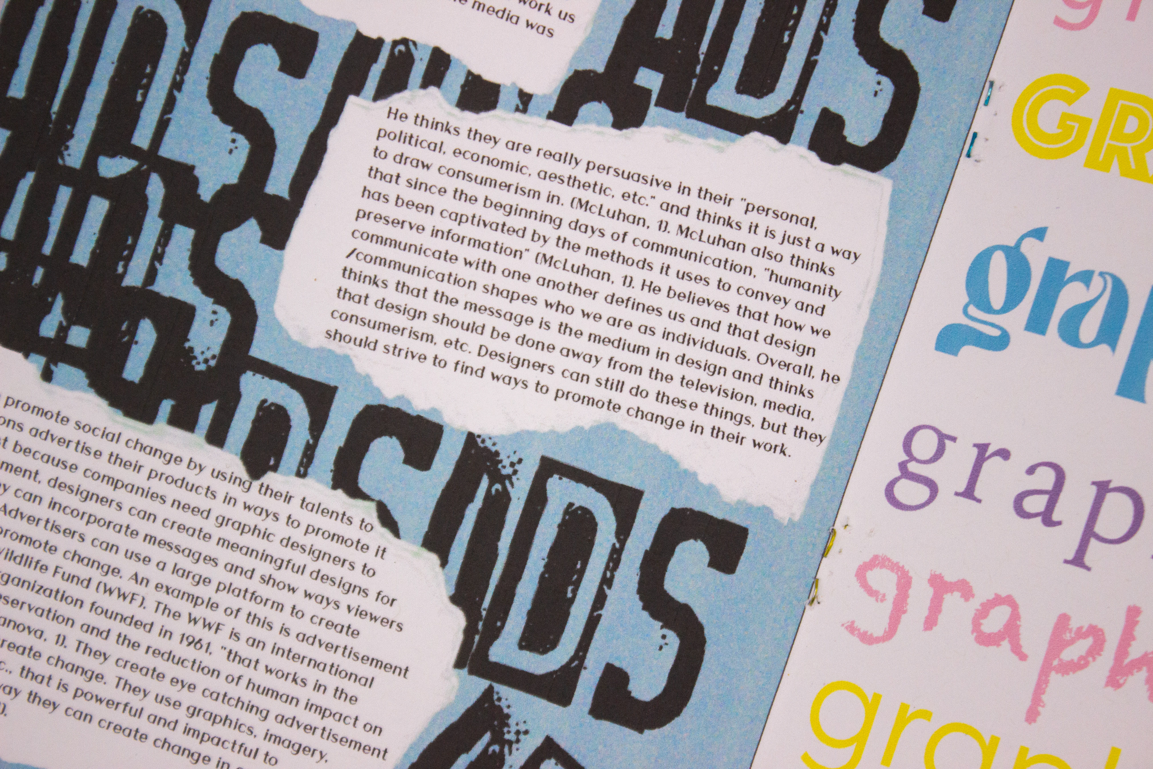 Graphic Design for Social Change Zine One