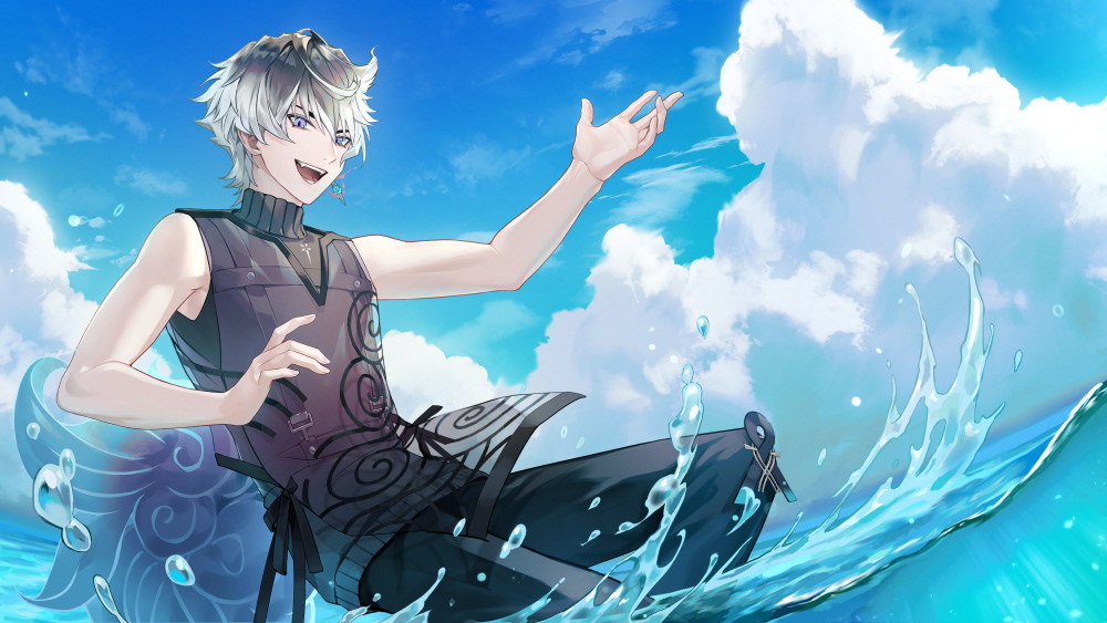 王賀ミカド様/歌ってみた動画イラスト