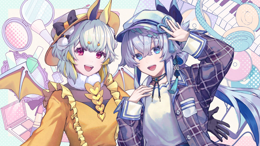 九十八しちみ様,空白透羽様/歌ってみた動画イラスト