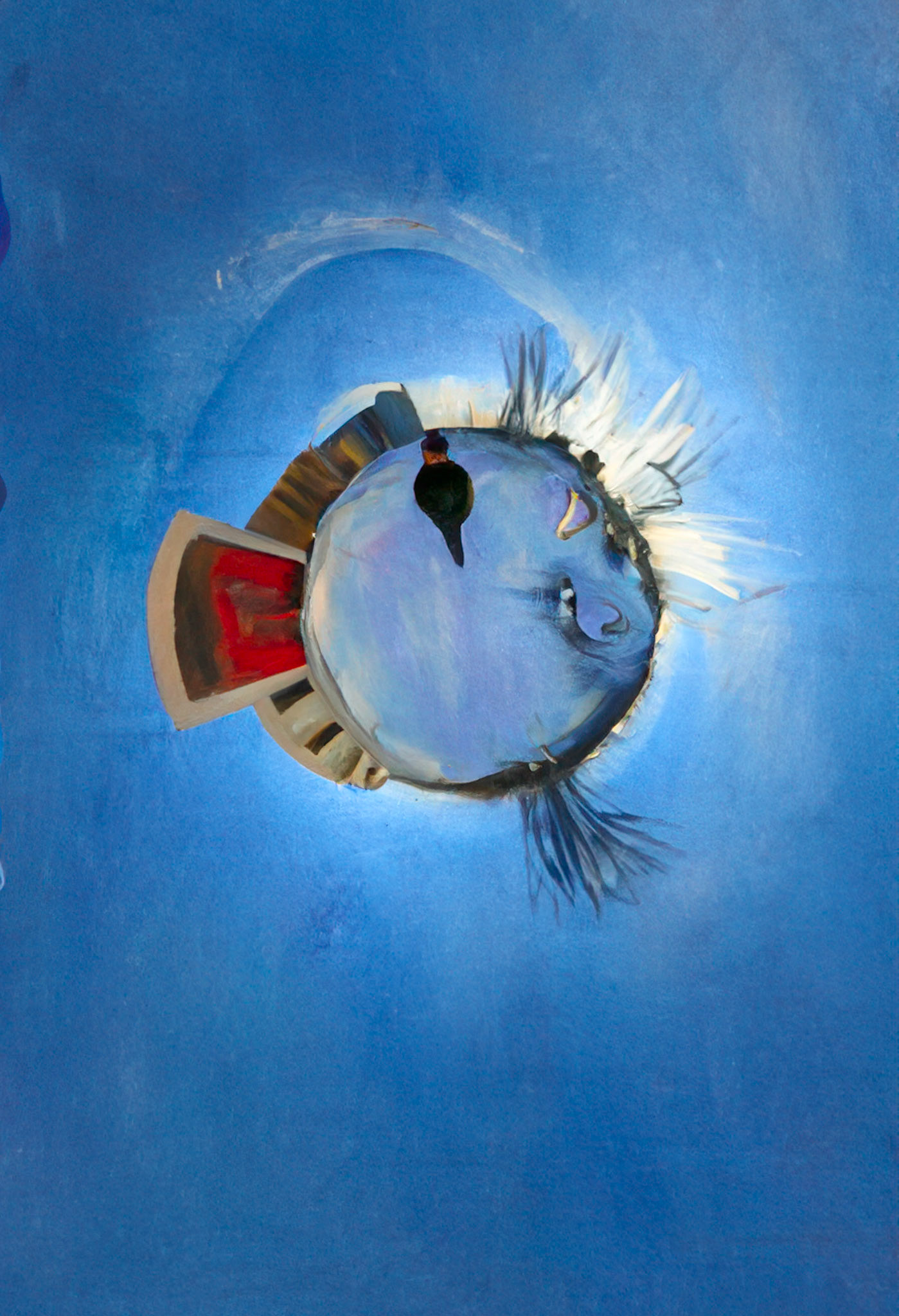 Tiny Planet, Peinture à l'huile