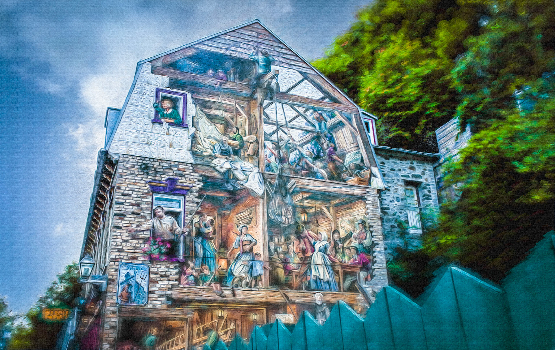 Ville de Québec, Peinture à l'huile