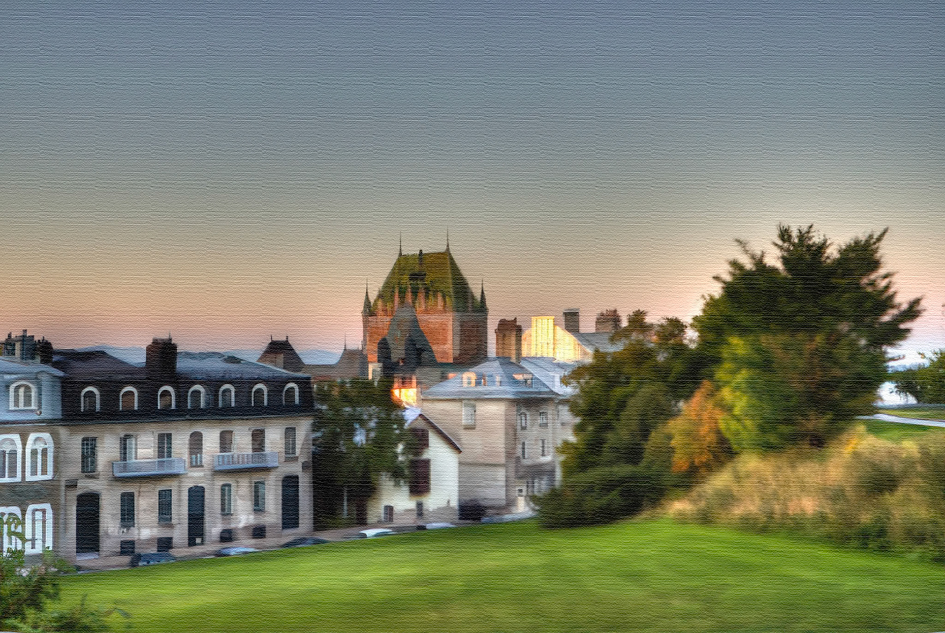 Ville de Québec, Peinture à l'huile