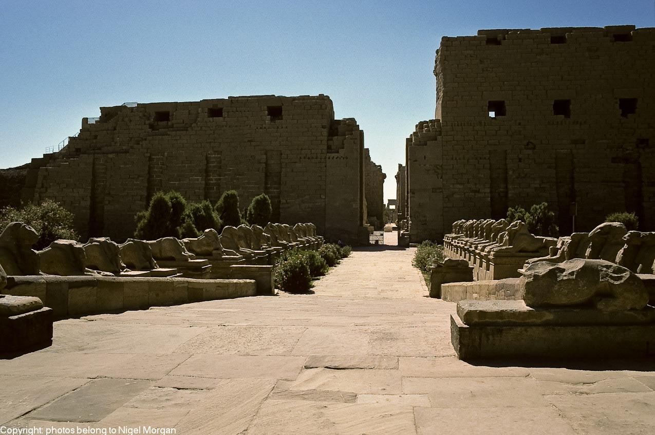 Temple of Karnak entrance.