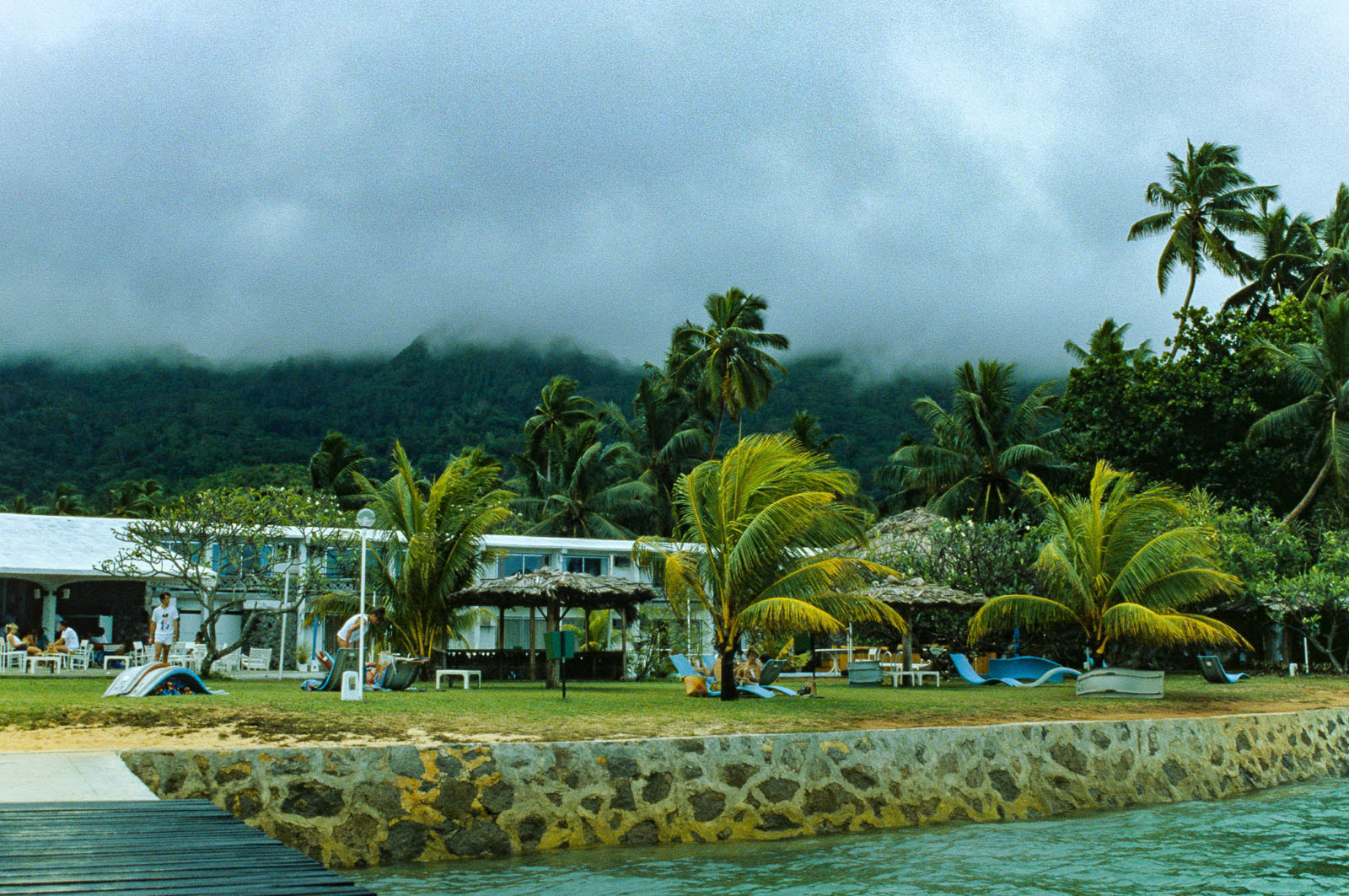 Back of Hotel looking from the sea shore