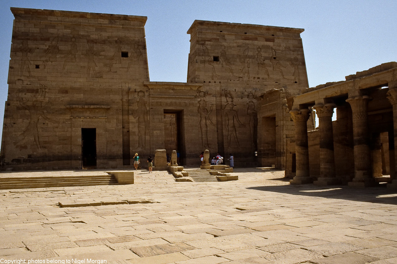 Temple of Isis on Philae island.