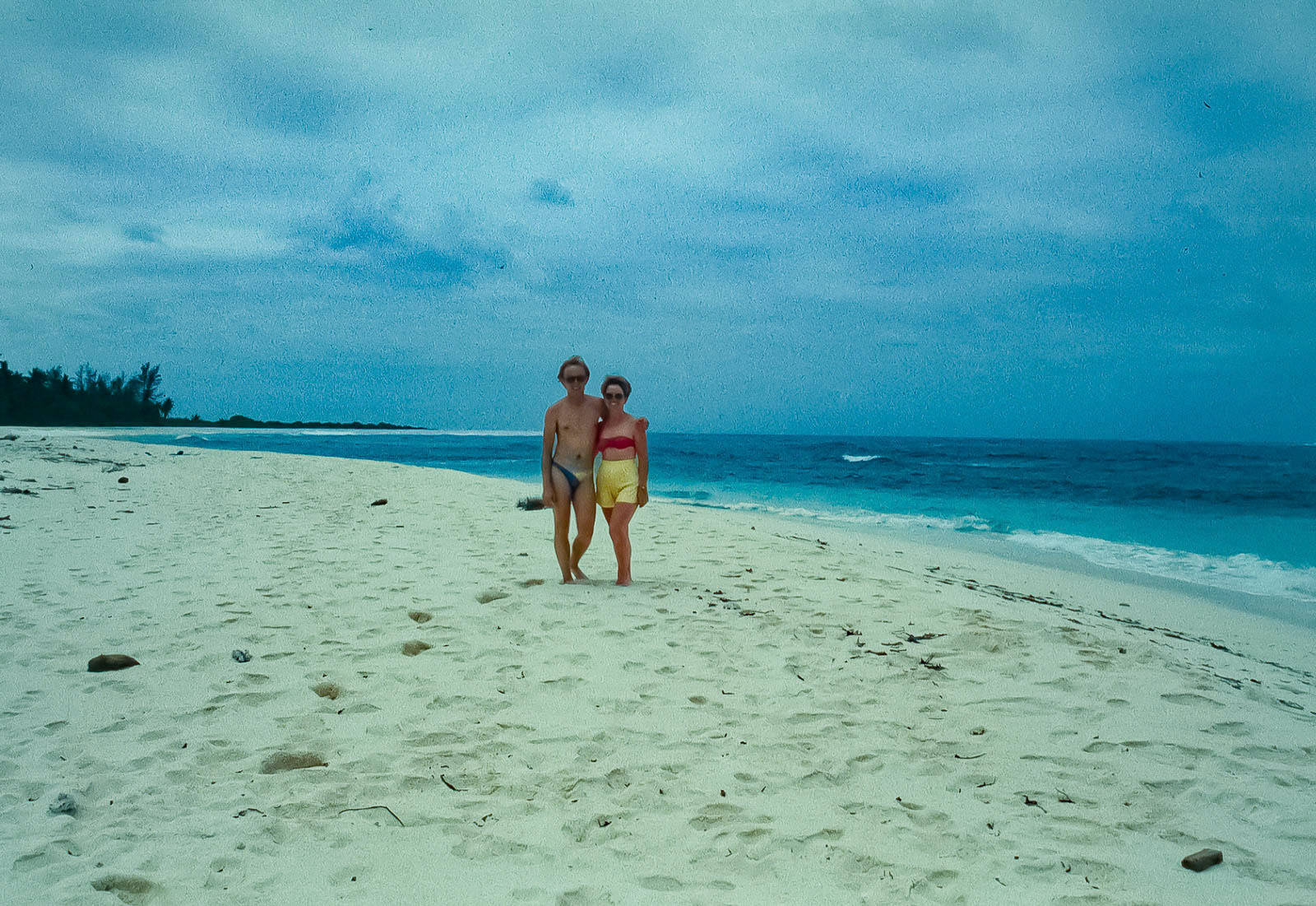 Coral sand very soft under foot