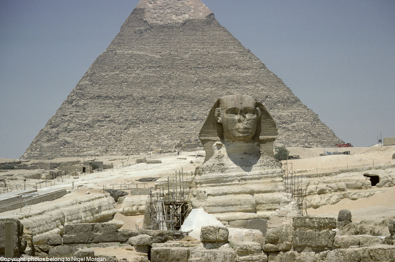Sphinx and Pyramid of Chephren