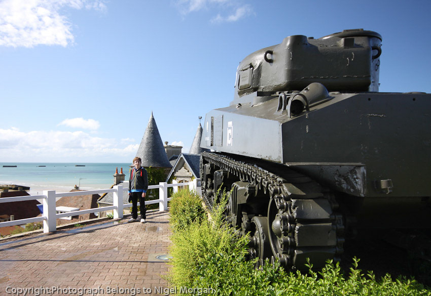 View over looking Arromanches.
