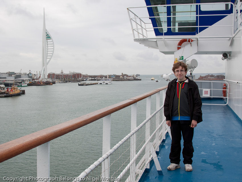 Tom - Leaving Portsmouth Harbour
