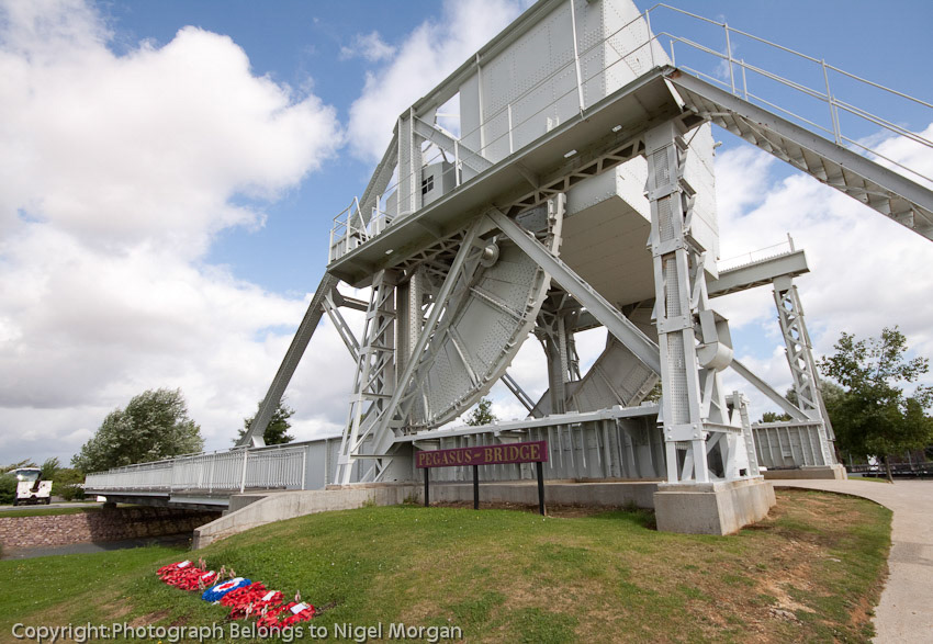 Original Caen Canal Bridge. Relocated