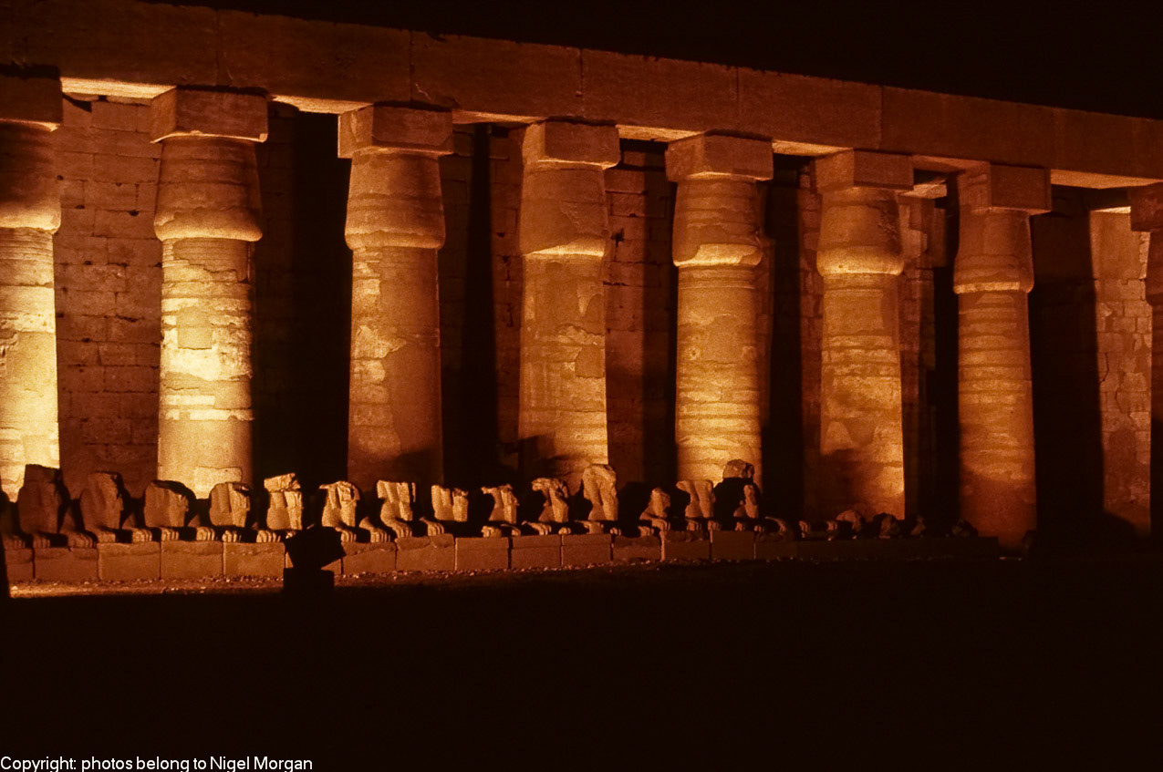 Light show at Karnak