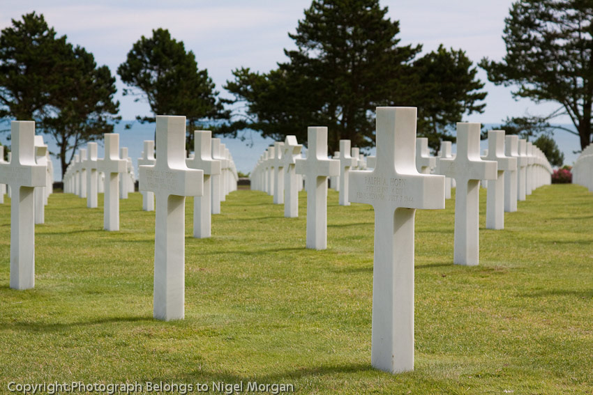 Looking out to Omaha beach.