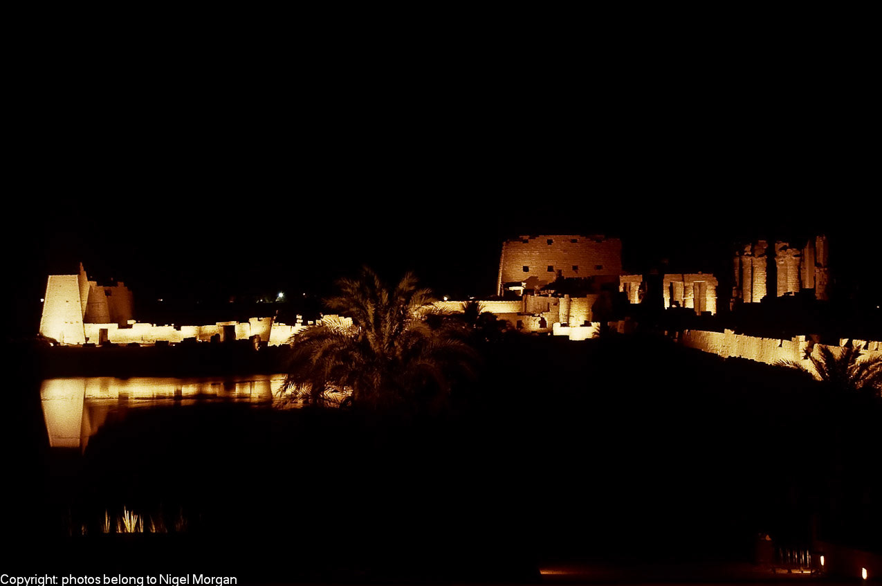 Light show at Karnak