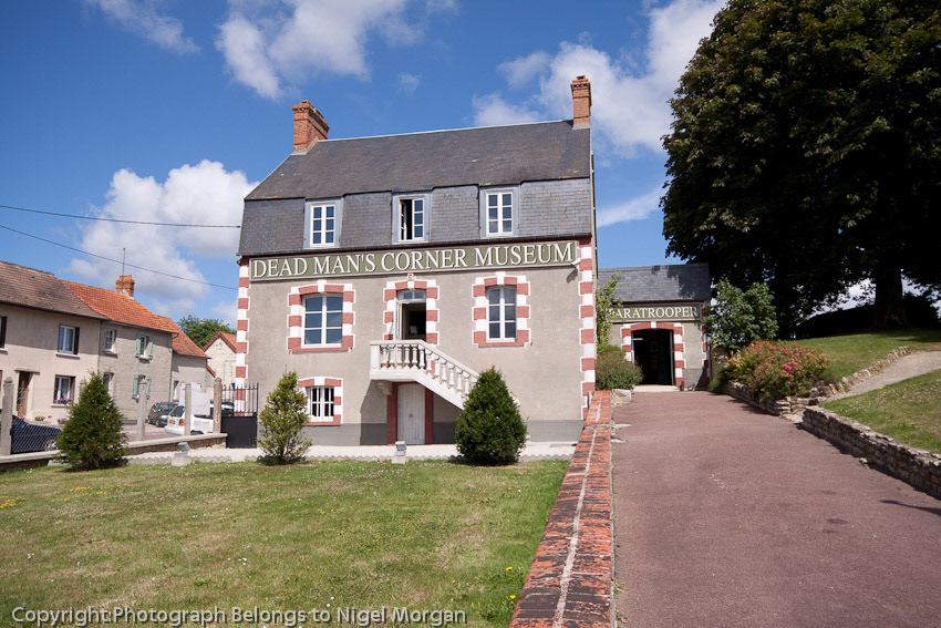 Dead Mans Corner museum. During the invasion it was a German Command post