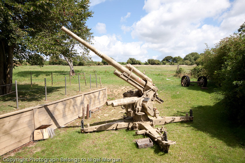 88mm gun showing various shells - Dead Mans Corner