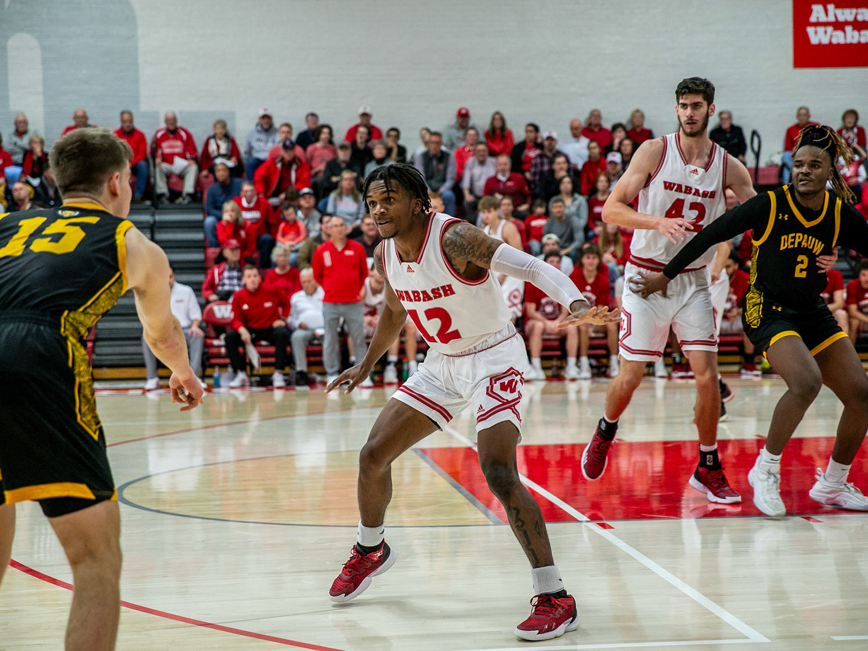 Elijah Greene Wabash Basketball vs DePauw