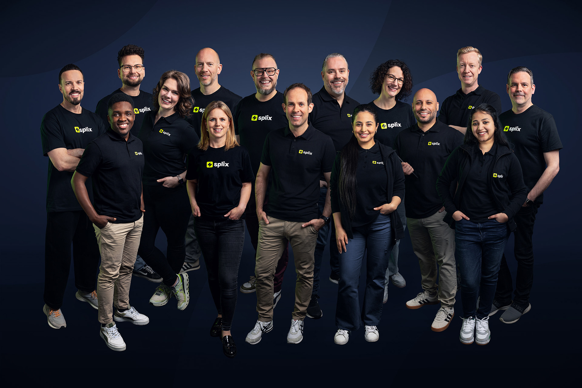 Gruppenbild der Mitarbeiter von splix Arbeitsschutz