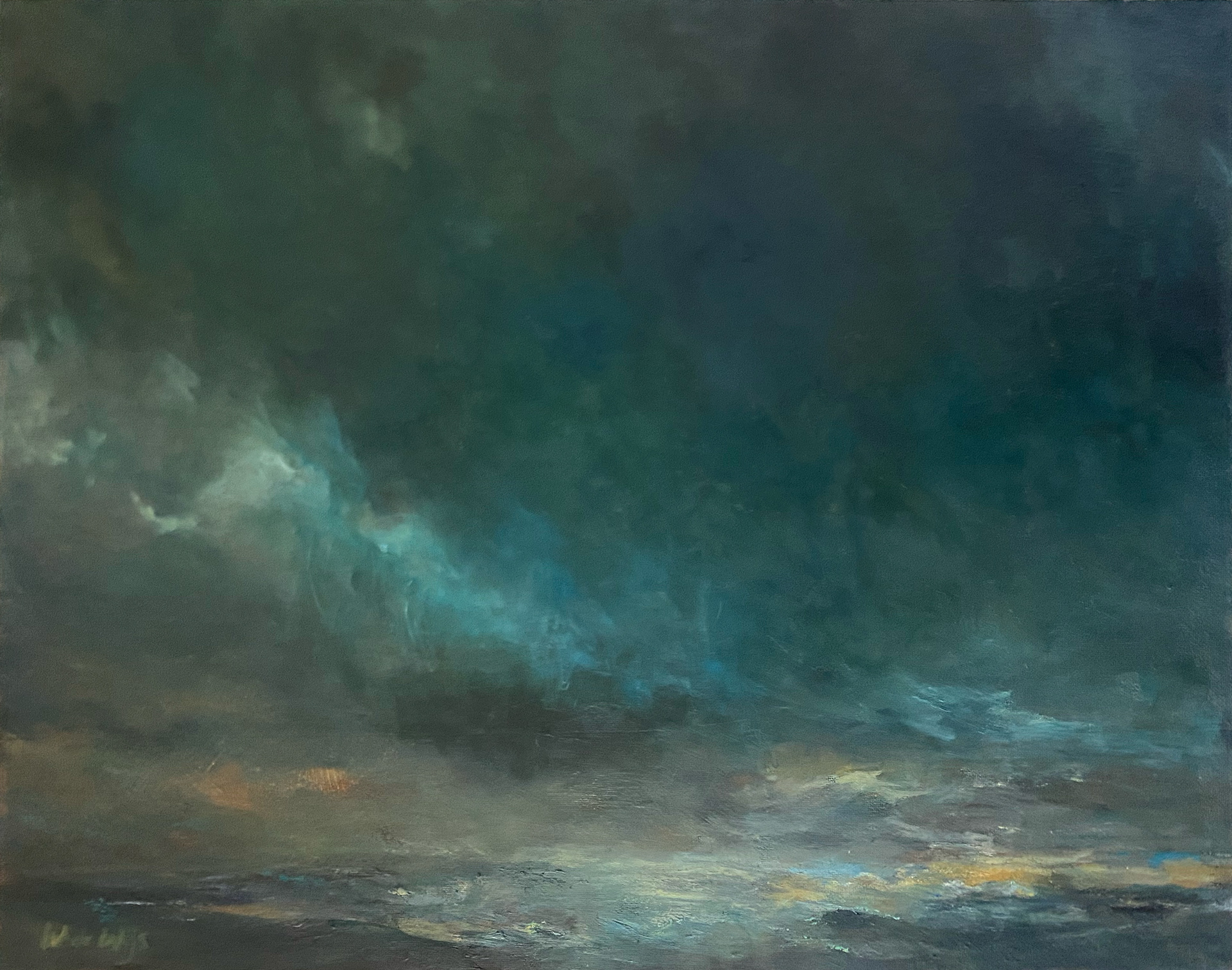 Somewhere out on that horizon | 94x74 2023