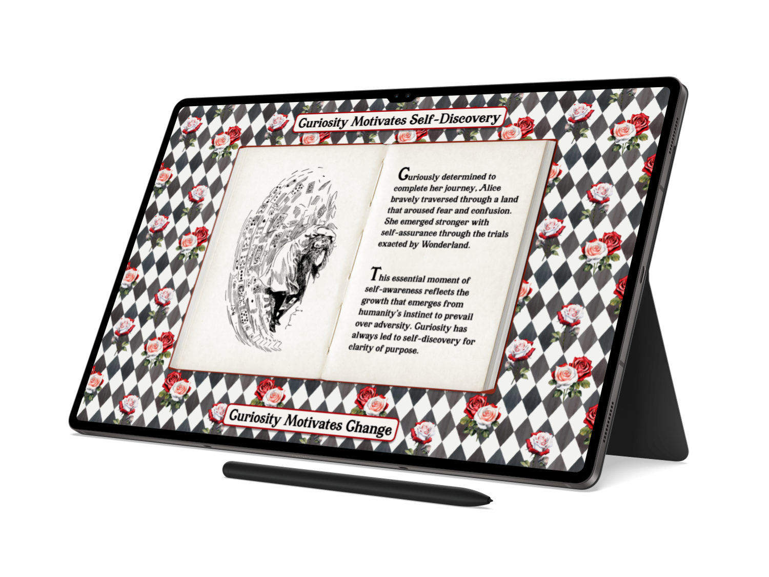 Curiouser Transmedia Storytelling Website Design