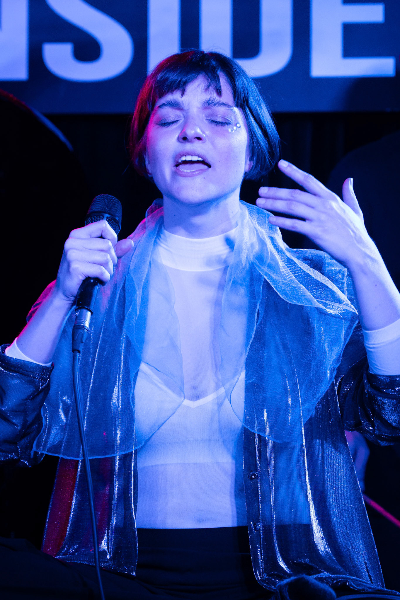 Nana Milano sings at Jazz Club Sunset, Sunside, November 2024