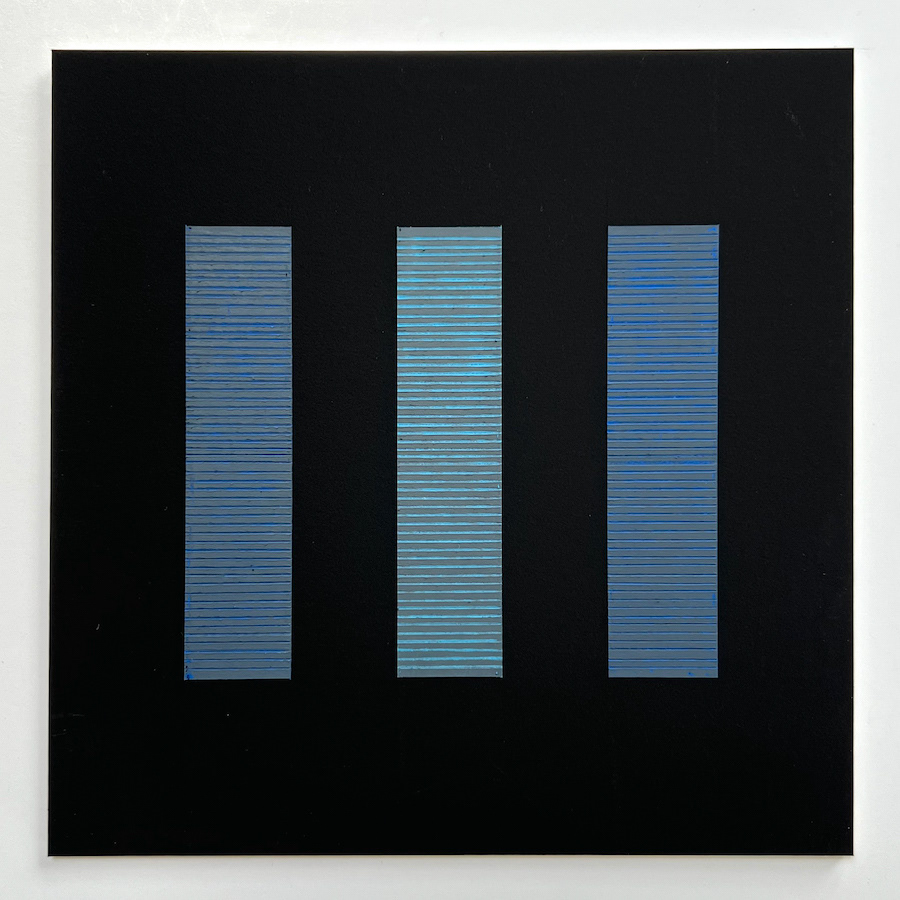 315 lines, 14th June, oil pastel on paper