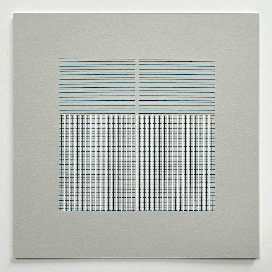 179 lines, 30th January, blue, black and white fineliner